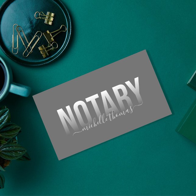 Notary Loan Signing Agent Beruflich Einfach Visitenkarte (Von Creator hochgeladen)