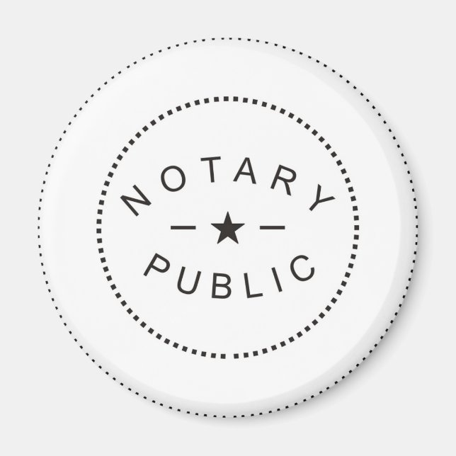 NOTARY PUBLIC ACCESSORIES MAGNET (Vorne)