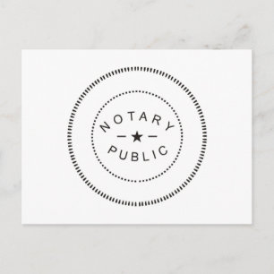 NOTARY PUBLIC ACCESSORIES POSTKARTE
