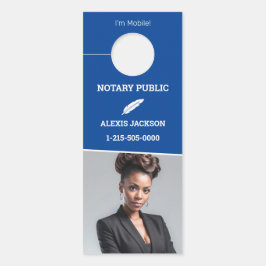 Notary Public Custom Foto Türanhänger