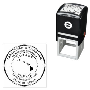 Notary Public Hawaii Permastempel