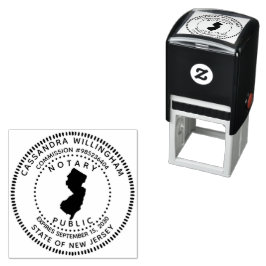 Notary Public New Jersey Permastempel