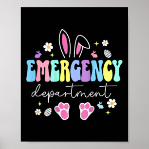Notaufnahme Ostern Er Krankenschwester Notaufnahme Poster