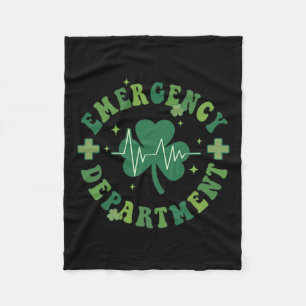 Notaufnahme St Patricks Day Notfall Fleecedecke