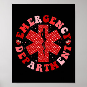Notaufnahme Valentinstag Er Krankenschwester Valen Poster