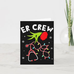 Notaufnahme Weihnachten Er Crew Krankenschwester X Karte