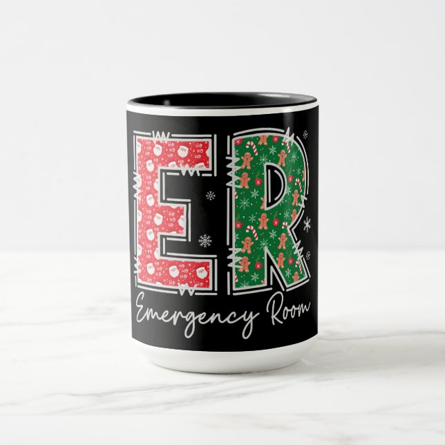 Notaufnahme Weihnachten Tasse (Zentrum)