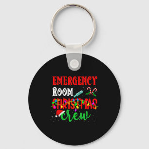 Notaufnahme-Weihnachts-Team Er-Krankenschwester Xm Schlüsselanhänger