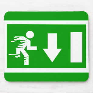Notausgang Mousepad