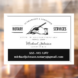 Notdienste Berufliche Vintage Anwendung Fensteraufkleber