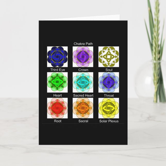 Note Card "All Chakra Balancing" Karte (Vorderseite)