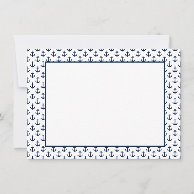 Note Card Anchor Mitteilungskarte (Vorderseite)