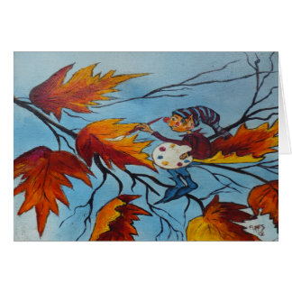 Note Card Ann Hayes Painting Pixie Painting