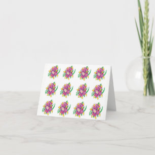 Note Card Asiatische Lilie Karte