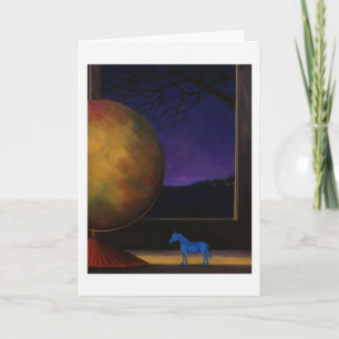 Note Card: "Blue Horse" Karte