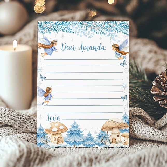 Note Card: Fairy Winter Garden Time Capsule Dankeskarte (Von Creator hochgeladen)