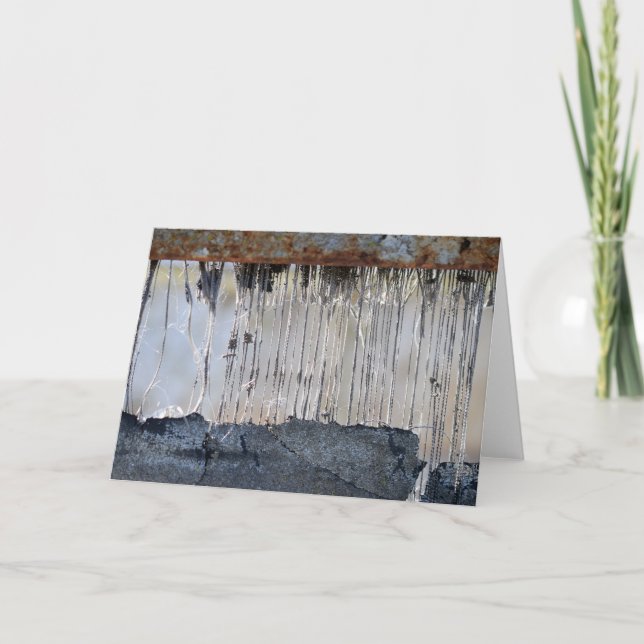 Note Card "Fibre" Dankeskarte (Vorderseite)