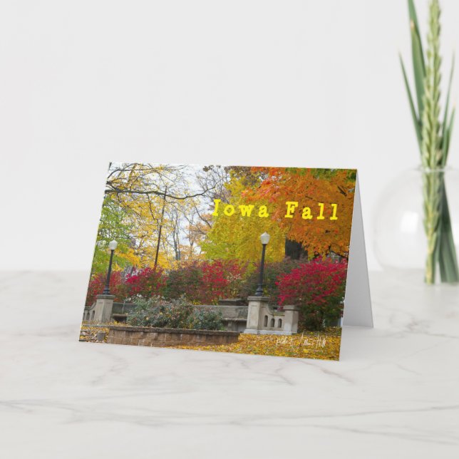 Note Card - Iowa Fall Karte (Vorderseite)