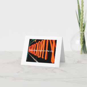note card. karte