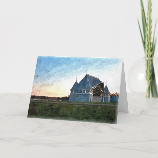 NOTE CARD: Lake Harriet, "Bandshell at Dusk"_ Card Karte (Vorderseite)
