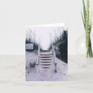 Note Card mit Beach Scene Karte