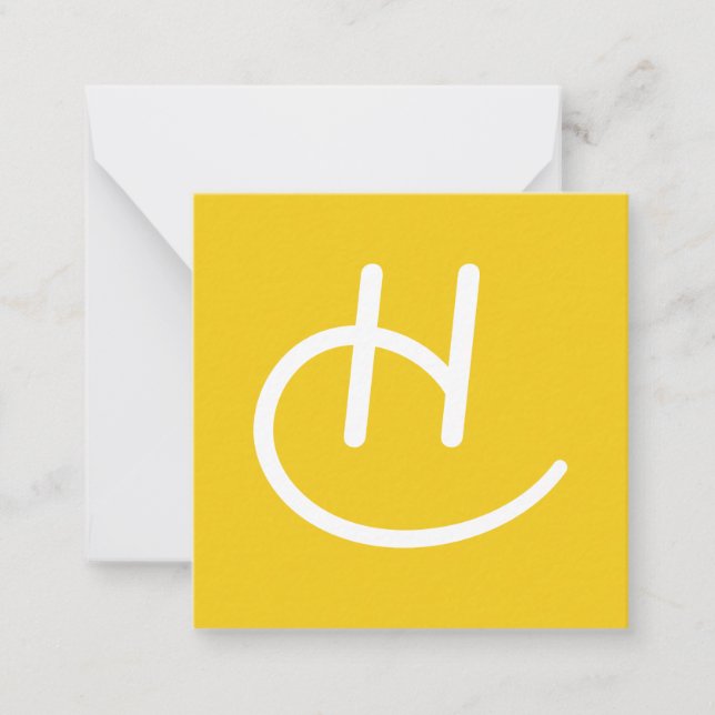 Note Card Mitteilungskarte (Vorderseite)