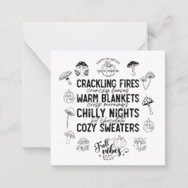 Note Card Mitteilungskarte