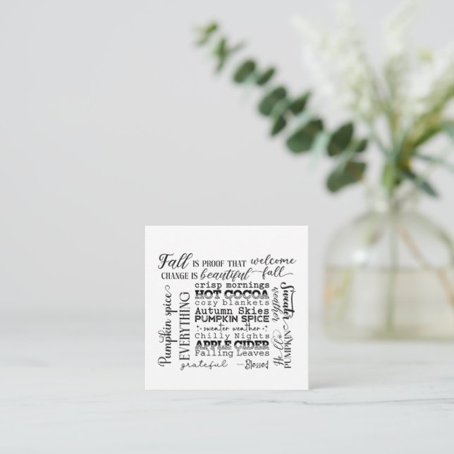 Note Card Mitteilungskarte (Stehend Vorderseite)