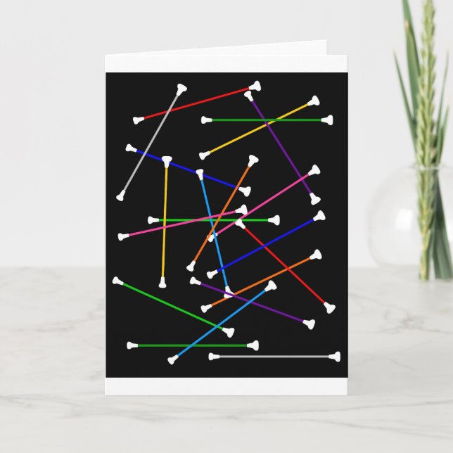 Note Card "PIC-UP-STIX" Karte (Vorderseite)