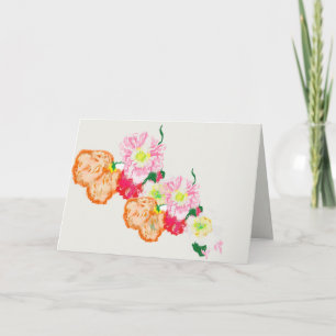 Note Card: Poppy-Blume