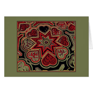 Note Card "Rustic Hearts"