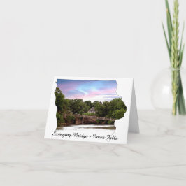 Note Card - Swingbridge, Iowa Falls, Iowa