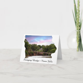 Note Card - Swingbridge, Iowa Falls, Iowa