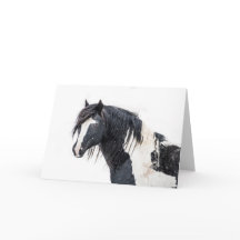 Note Card "Winter King"