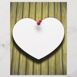 Note Heart - Letterhead Stationery