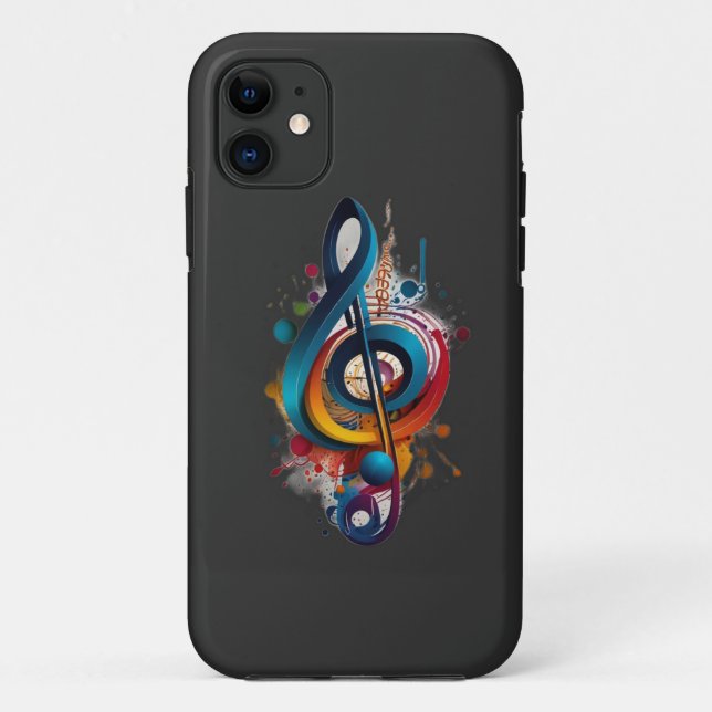 Note Musik Case-Mate iPhone Hülle (Rückseite)