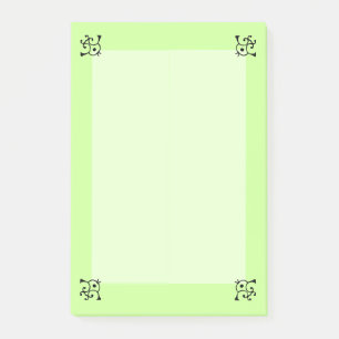 Note Pad - Curly Corners (long) Post-it Klebezettel