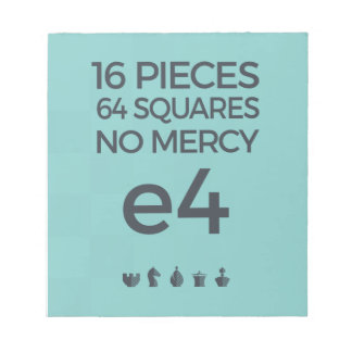 Note Pad: No Mercy Notizblock