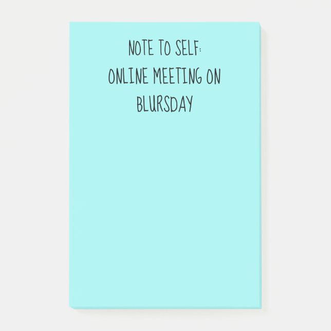 "Note to Self" - Funny Zuhause Office Notes Post-it Klebezettel (Vorderseite)