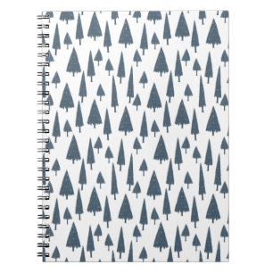 Notebook (16,5 x 22,2cm) - Weihnachtsmuster Notizblock