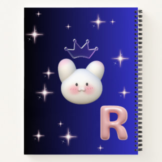 notebook 3D Soft Cute -Rabbit Notizbuch