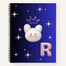 notebook 3D Soft Cute -Rabbit Notizbuch