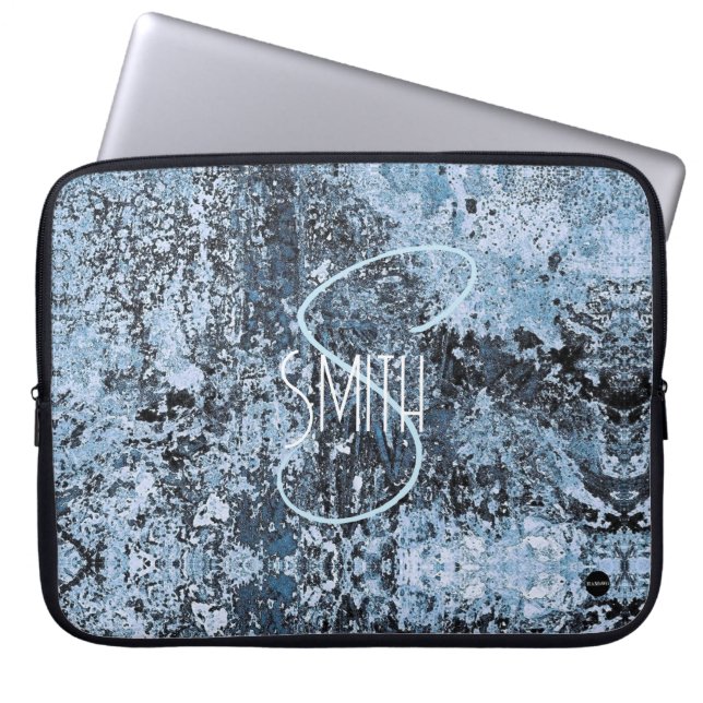 Notebook-Abdeckung mit gemischter hellblauer HAMby Laptopschutzhülle (Vorderseite)