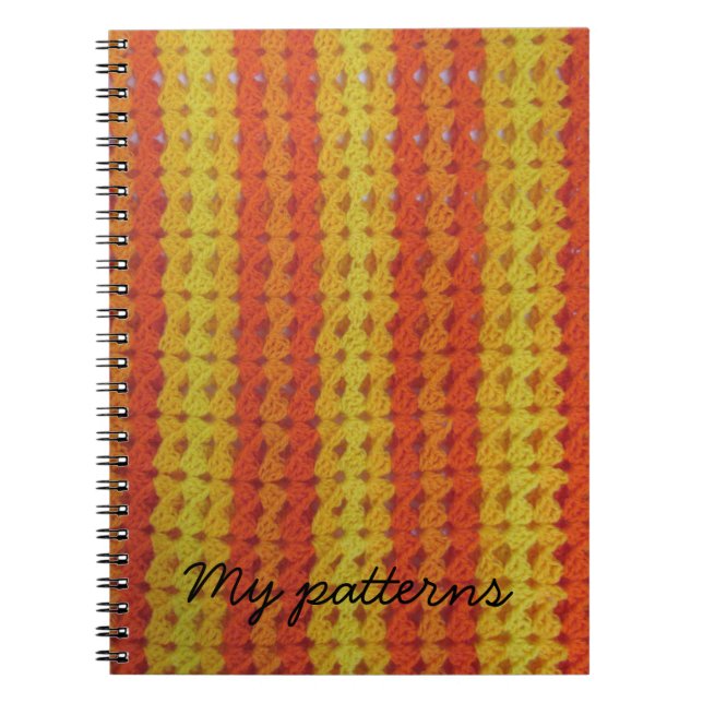 Notebook - afghanische Muscheln Notizblock (Vorderseite)