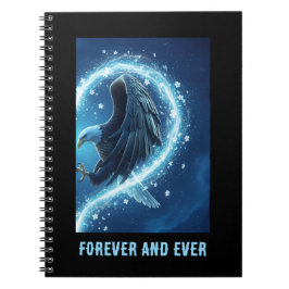 Notebook Bald Eagle Heart Love 2 Notizblock