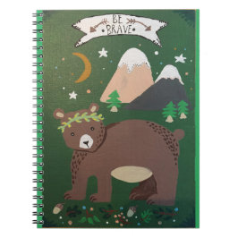 Notebook "Be Brave" Notizblock
