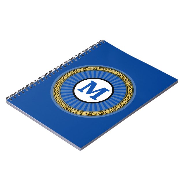 Notebook - Blau - Personalisiert - Erste Schritte  Notizblock (Linke Seite)