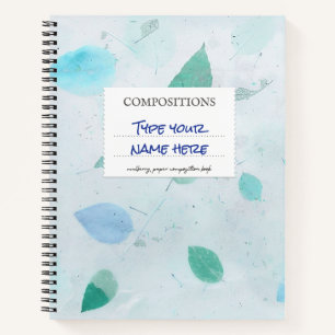 Notebook-Blauer Blauer Standard für Multibeeren Notizbuch