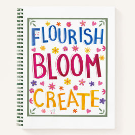 Notebook-Blume Notizbuch