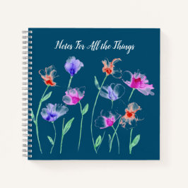 Notebook-Blume Notizbuch